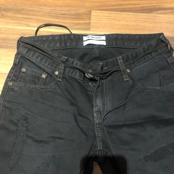 One Teaspoon distressed black jeans - Picture 4 of 6
